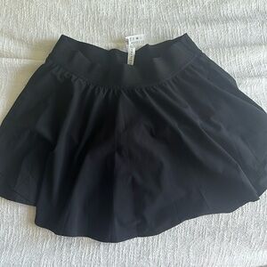 Black Lululemon Court Rival High-Rise Skirt Long, Size 10
